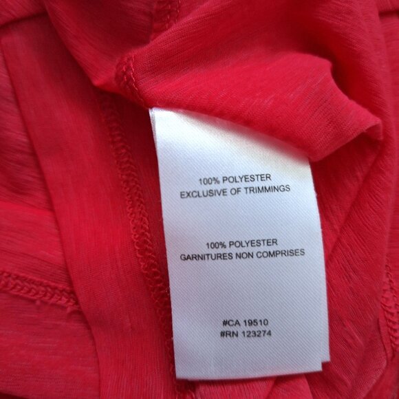 Lole Hot Pink Top With Draped Open Back - Picture 5 of 5